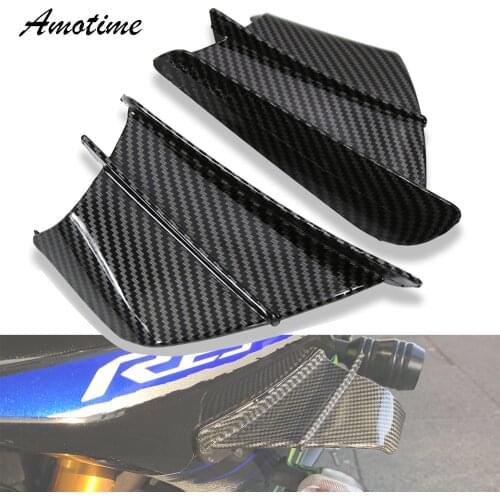 Motorcycle Front Fairing Aerodynamic Winglets Dynamic Wing Kit For BMW Honda Yamaha Kawasaki Nmax Xmax R3 R25 Z400 NINJA400 CBR