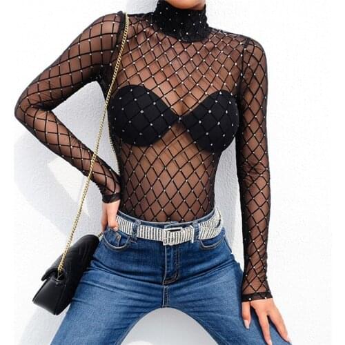 Puloru Women's Transparent Bodysuits