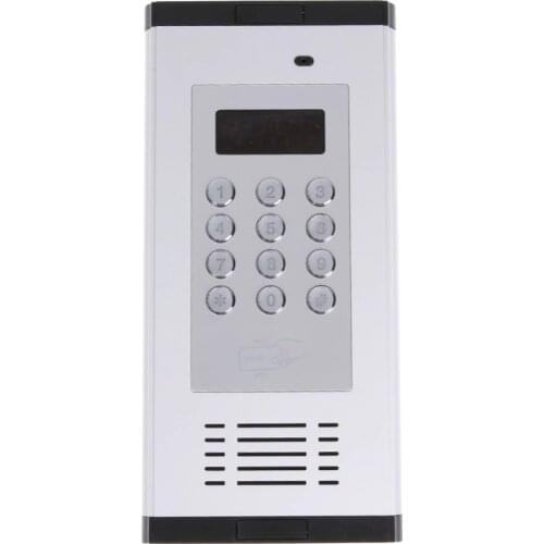 3G GSM Access Control Alarm System Intercom Supports RFID Card for apartment working for 200 room owners K6