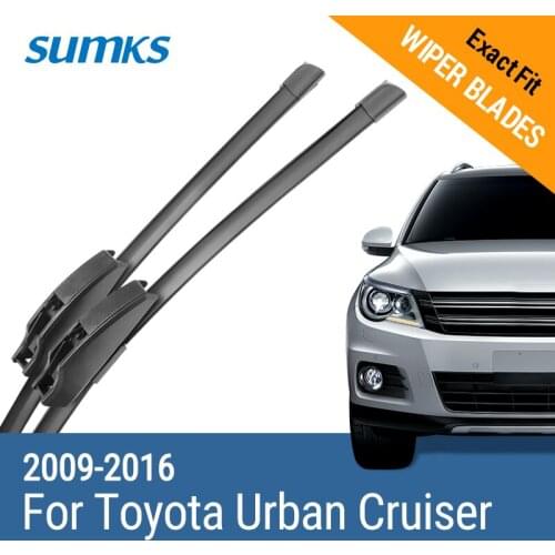 SUMKS Wiper Blades for Toyota Urban Cruiser 24"& 13" Fit Hook Arms 2009 2010 2011 2012 2013 2014 2015 2016