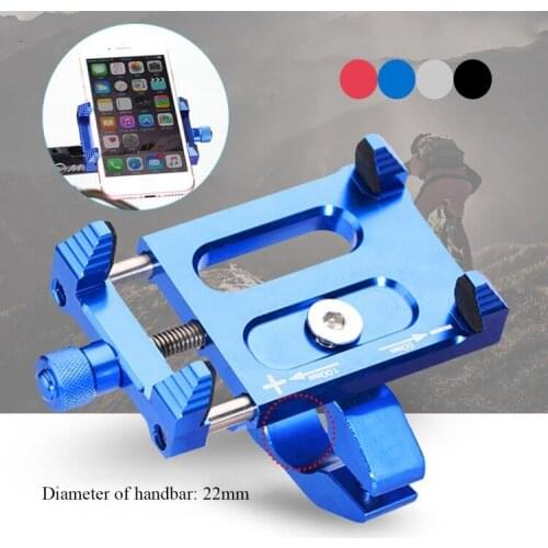 Motorcycle Parts CNC Mobile Phone Holder high quality Motor Scooter Bicycle E-Bike Shockproof Stable Navigation 5 Color Bracket