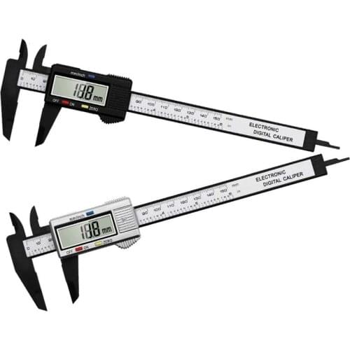 ZK 30 150mm 6 Inch LCD Digital Electronic Carbon Fiber Vernier Caliper Gauge Micrometer Measuring Tool Digital Tools Calipers