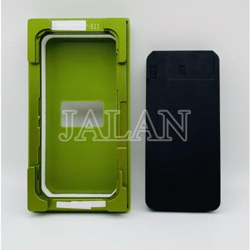 2 in 1 Lamination Mold For iPhone 12mini 12 11 Pro Max Xsmax XS X LCD Touch Screen Repair Mould OCA Glue Location Rubber Mat
