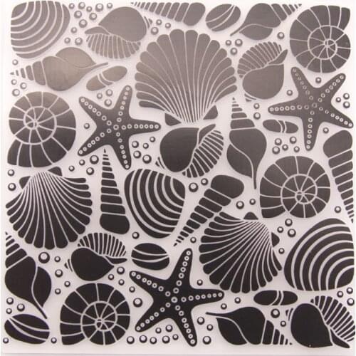 2020 Seaweed Sea creatures Embossing Folders for Papers Photo Album Making Cards Supplies DIY Plastic Scrapbooking Cutting Dies