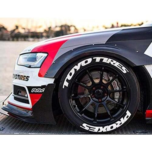 3D Stereo Wheel Stickers Free Combination of Letters Car Motorcycle Universal Stickers Personalized Tire Decoration