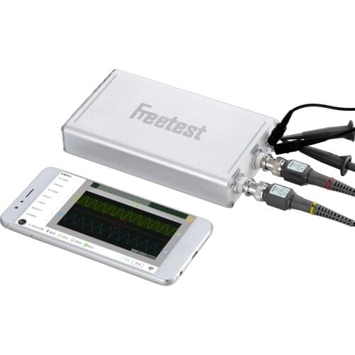 Android Phone Mini Wireless Wifi Digital Oscilloscope for Windows Computer 50M 200Msps Professional