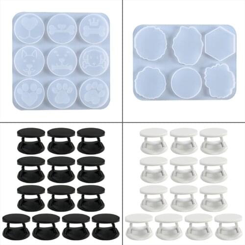 Cellphone Grip Holder Silicone Mould DIY Crafts Casting Tool Mobile Phone Socket Epoxy Resin Mold