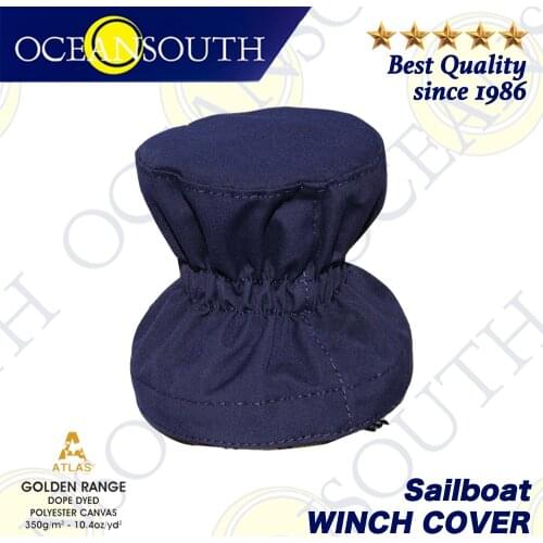 Oceansouth Sailboat Winch Cover Standard Self-Tailing Size Suitable for Andersen, Harken and Lewmar Water UV Protection