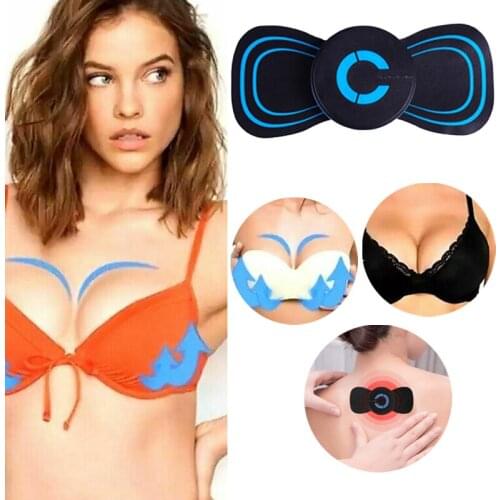 Electric Breast Enhancer Massager EMS Frequency Reactivate Stimulates Chest Growth Bra Booster Pad Relaxation Body Care Tools