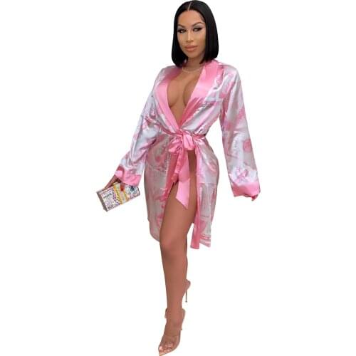Robe Gown Sets Women Solid Half Sleeve Summer Silk Breathable Comfortable Dresses Loose Sexy Sweet Sleepwear Nightshirts New