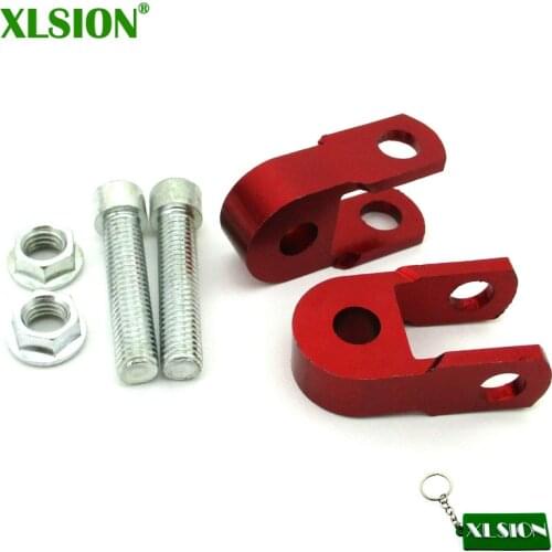 XLSION Red Shock Extender Absorber Height Extension Extender Riser For Motorcycle ATV Quad Motorbike