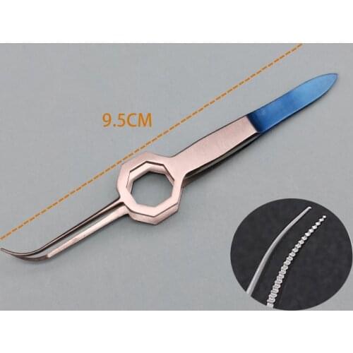 Microscopic Ophthalmology Instruments Iris Tweezers Stainless Steel Titanium Alloy Microscopic Tweezers Surgical Thickening of C