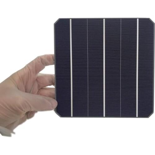 40pcs Mono crystalline solar cells 21.3% High Efficiency A Grade Quality For DIY 200W Solar panel .Enough tabbing wire for free