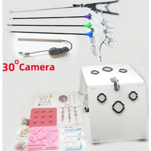 Laparoscopy Trainer Laparoscopic SimulationTraining Box Set With 30 Angle Camera Surgical Equipment Teaching Practic Tools