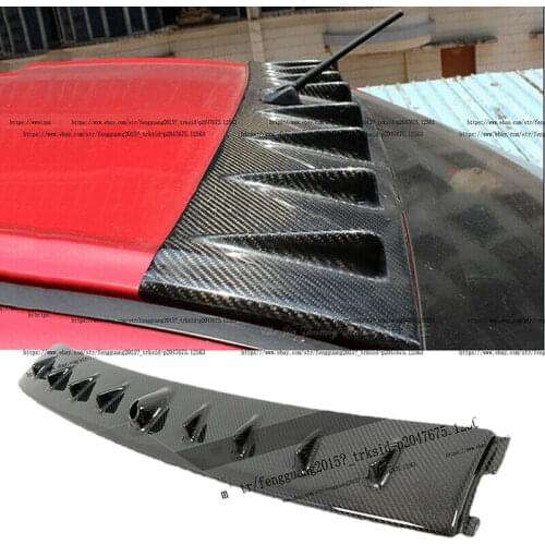 Real carbon fiber Vortex Generator Roof Spoiler For Mitsubishi Lancer EVO 7 8 9