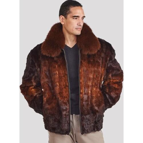 CNEGOVIK Mink Fur Coat Bomber Jacket 2021 New Winter Warm Outwear High Quality Fur Jacket Custom Any Size And Color