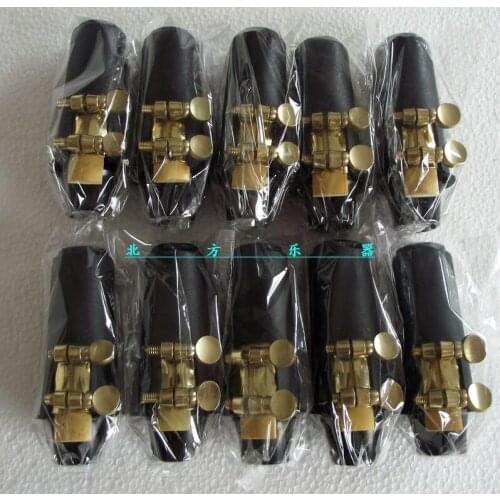 New 10 set Soprano Sax mouthpiece ligature and cap sax parts