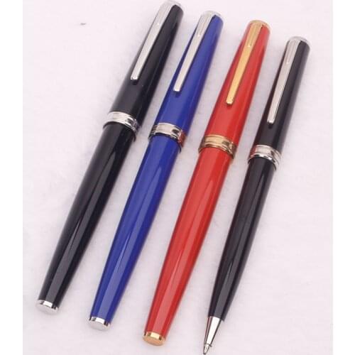 New MB Signature Ballpoint Pen Black Resin Rollerball Pens 0.7mm Writing Point Smooth Fountain Pens Stationery Gift