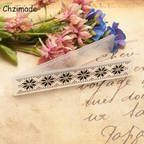 Chzimade Flower Embossing Folder 2020 New Scrapbooking Plastic Embosser Folders Card Making Supplies Album Wedding Paper Crafts