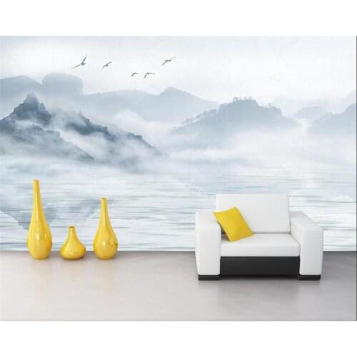 Custom photo wallpaper abstract ink landscape living room bedroom TV home background wall decoration 3d wallpaper