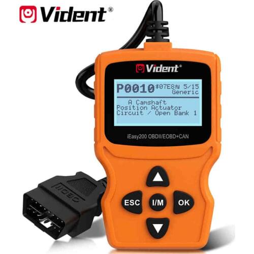 VIDENT iEasy200 OBDII/EOBD+CAN Code Reader Powerful for Vehicle Checking Engine Light Tool