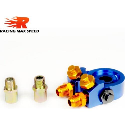 Universal high Flow Oil Filter Cooler Sandwich Plate For Oil Cooler Plate Adapter Threads 3/4-16UNF M20X1.5