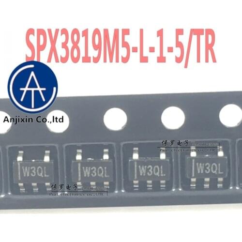 10pcs 100% orginal new LDO regulator SPX3819M5-L-1-5/TR silk screen W3 SOT23-5 1.5V real stock