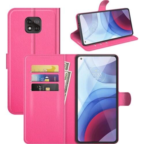 10pcs/lot Litchi Grain wallet leather Case Cove For Moto G30 G10 One 5G Ace E7 Power G Play G Stylus g Power 2021