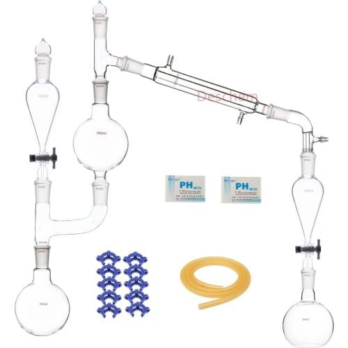 Deschem 500ml 24/40 Steam Distillation Apparatus Essential Oil Extraction Kit