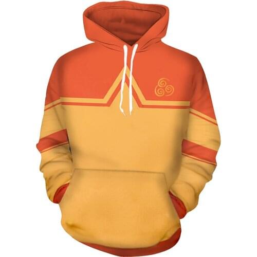 Avatar: The Last Airbender 3D Hoodie Cosplay Aang Katara Sokka Zuko Azula TophBeifong Thin Hoodies Sweatshirt Pullover Tops