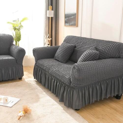 Full-cover Sofa Cover All-inclusive Universal 2 Seater Double Non-slip Soft Sofa Protect Cover Elastic Stretch Settee Protector