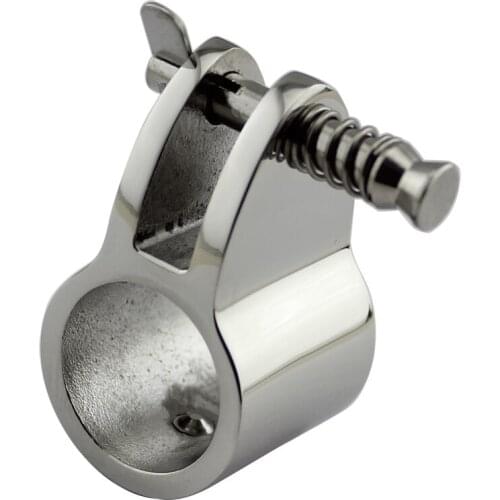 Marine SS316 Stainless Steel 7/8"(22mm) 1"/25mm Bimini Top Caps External Eye End Deck Hinge Jaw Slide Mirror Polished Hardware