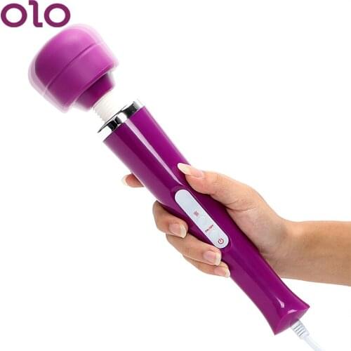 OLO Big Size Magic Wand Vibrator Clitoris Stimulator Massager AV Rod Stick G Spot Massage Sex Toys for Women Erotic Toys
