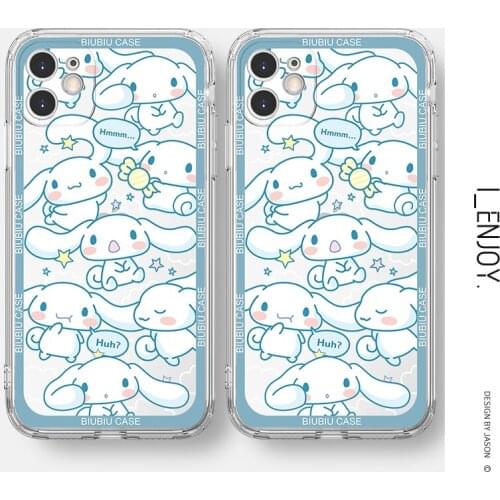 Official Original Transparent Soft Case for Apple iPhone 11 12 13 Pro MAX SE 2020 XR XS X 7 8 Plus Shockproof Cute Phone Co