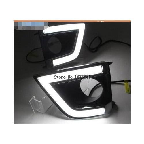 2014 2015 2016 2017 for Toyota Corolla Daytime Running Light Fog light !High Quality LED DRL fit 2pcs/set