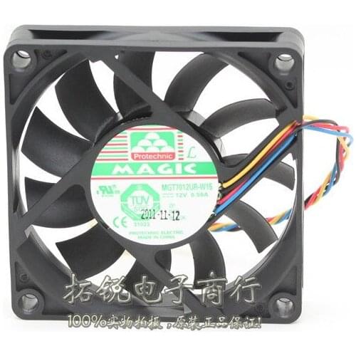 Magic MGT7012UR-W15 Server Cooling Fan DC 12V 0.58A 70x70x15mm 4-wire