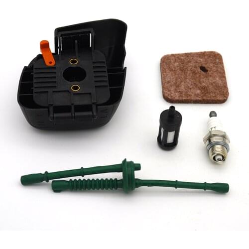 Air Filters Fuel Line Fuel Filter Spark Plug Fit For Stihl FS38 HS45 FS45 FS46 FS55 KM55 Trimmer Brushcutter Replacement Parts