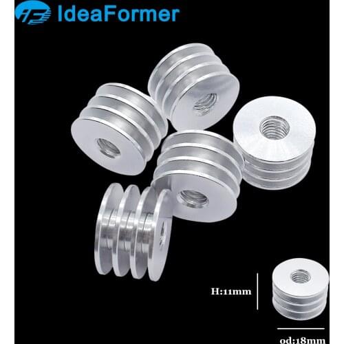 1/2pcs Aluminum Mini Heat Sink M6 Thread Throat DIY Hotend for 3D Reprap J-head Extruder 3D Printer Parts