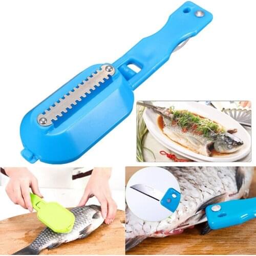 1pc Fish Skin Brush Scraping Fishing Scale Brush Kitchen Accessories Fish Knife Cleaning Peeler Kitchen Gadgets Useful Scraper