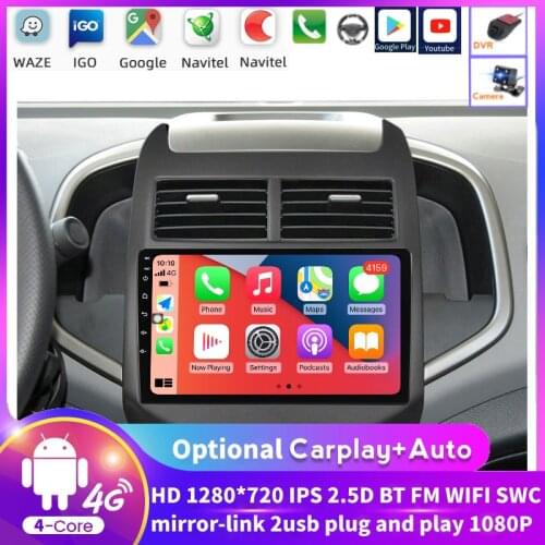 1280X720 HD Android Car GPS Multimedia Player For Chevrolet Aveo Sonic 2011 2012 2013 2014 2015 Car 1080P Radio GPS Navigation