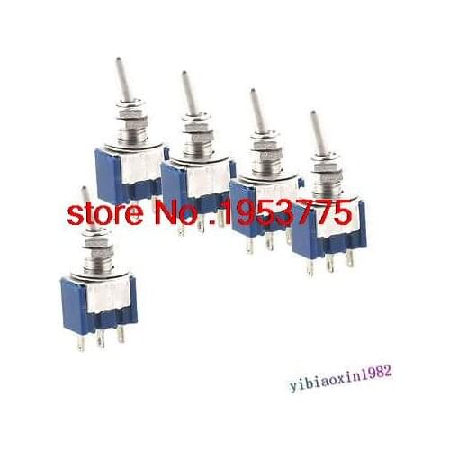 25 Pcs 3 Pins On/Off/On SPDT Toggle Switch AC 3A/250V 6A/125V