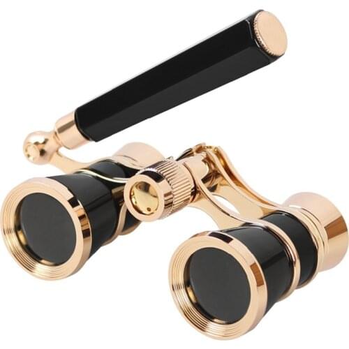 3X25 Opera Binocular Coated Lens Telescope Opera Glasses Coated Theater Glass Lady Glass Handle Women Girls Gifts