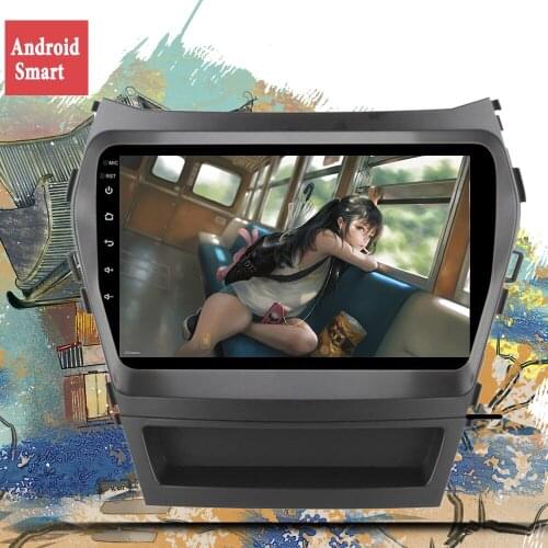 Android 9.0 car dvd for Hyundai IX45 Santa fe 2013 2014 2015 2016 2017 car radio stereo navigation car dvd player gps Head Unit