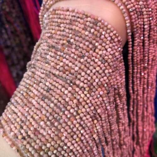 Natural Stone Red Stripes Beads Faceted Loose Beads for Jewelry Making Necklace DIY Bracelet Accessories Reiki Healing Jewellery