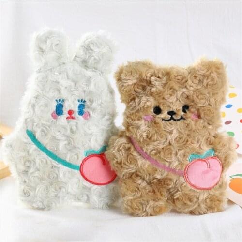 Pencil Cases Kawaii Plush Estuche Back To School 2021 Stationery Kit Fountain Pen Case Organizer For Pens Pencil Holder Cute Bag