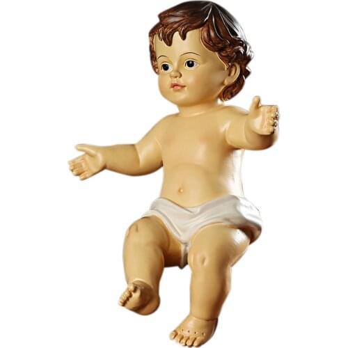 Baby Jesus Doll Statue Figure Ornament Simulation Character Sculpture Craft Decoration Gifts vivid and delicate image