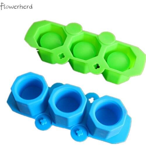Diy Cement Flowerpot Mold Resin Mold Fondant Mold Handmade Concrete Polygonal Cement Aromatherapy Plaster Silicone Mold Baking