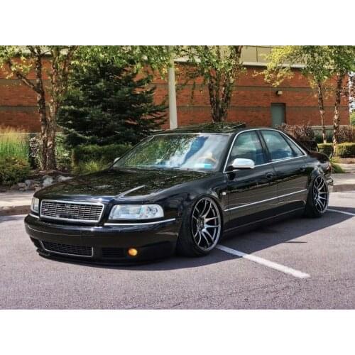 OEM Compatible with Audi S8 D2 S Line Front Bumper CUPRA R Euro Spoiler Lip Valance Splitter universal 3 piece lip