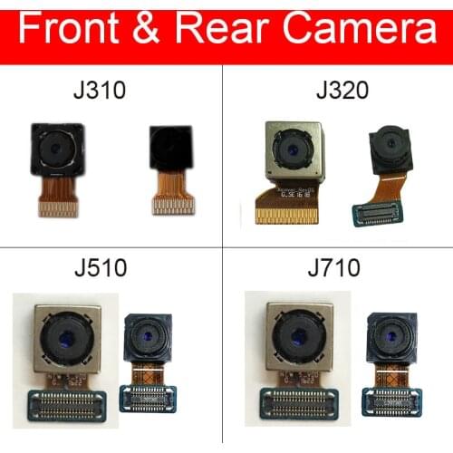 Front & Rear Camera For Samsung Galaxy J3 J5 J7 2016 J310 J320 J510 J710 Main Back Camera Module Small Camera Flex Cable Repair