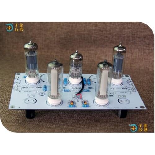 6N2/6N1 6P1 stereo power amplifier finished board contains electronic tube amplifier board With 6E2 level indication 3W*2